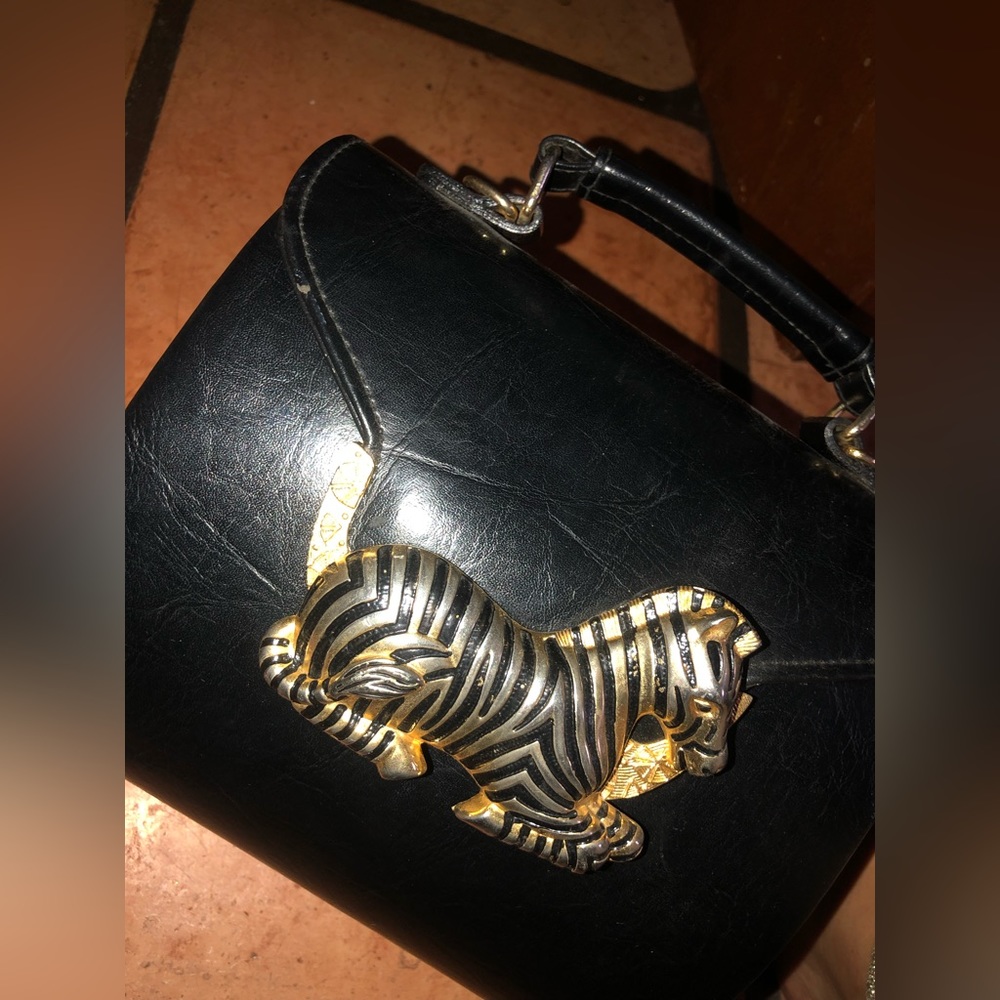 Vintage Zebra Inspired Handbag
